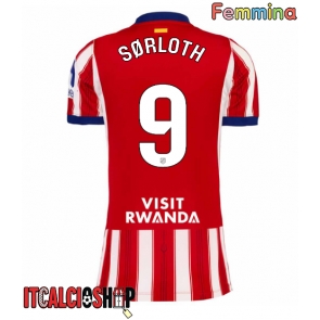 Atletico Madrid Alexander Sorloth #9 Prima Maglia Femmina 2026-27 Manica Corta